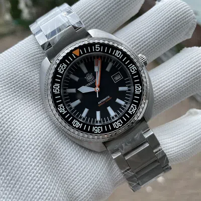 Pre-owned Steeldive Mens Diver Watches Sport Automatic Wristwatch 100atm Luminous Nh35