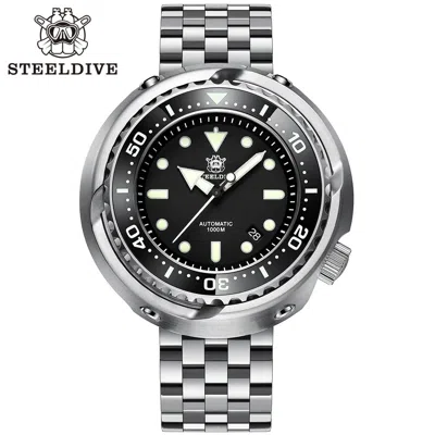 Pre-owned Steeldive Sd1978 Emperor Tuna Nh35a Automatic 1000m Diver Watch 52mm Bgw9 C3