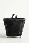 Steele Canvas Basket Corp. 3bu Canvas Round Leather Rim Basket