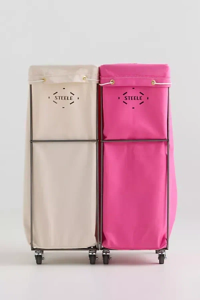 Steele Canvas Basket Corp. Double Caddie Laundry Bag, Set Of 2