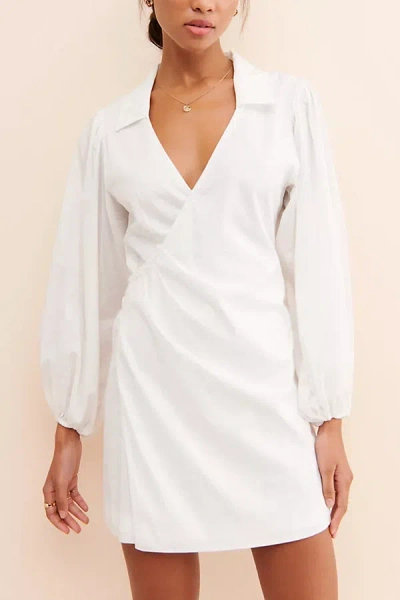 Steele Ciper Dress In White