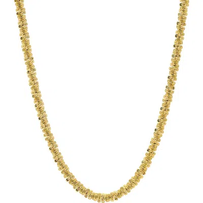 Steeltime 18k Gold Plated Chain Necklace