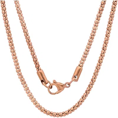 Steeltime 18k Rose Gold Plated Necklace