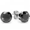 Steeltime 8mm Stud Earrings In Multi