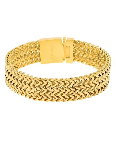 Steeltime Men's 18k Gold-plated Stainless-steel Bracelet