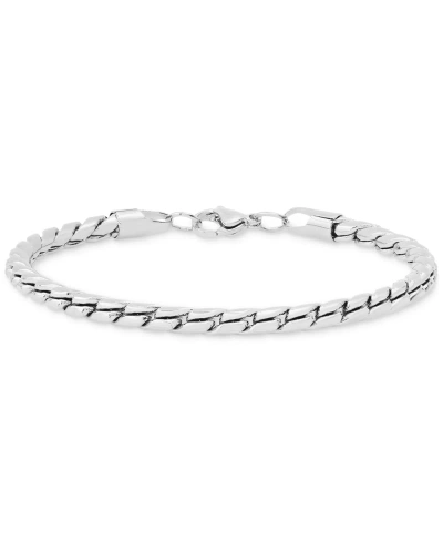 Steeltime Men's Fancy Link Bracelet In Hematite