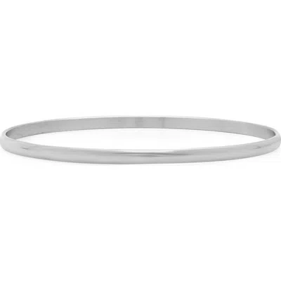 Steeltime Slim Bangle In Metallic