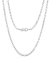 Steeltime Unisex 14k Gold Plated Box Link Chain Necklace