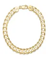 Steeltime Unisex Silver Diamond Cut Curb Link Bracelet