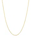 Steeltime Women's 14k Gold Plated Snake Chain Necklace