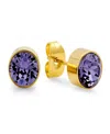 Steeltime Women's 18kt Gold-plated Stainless-steel Stud Earrings