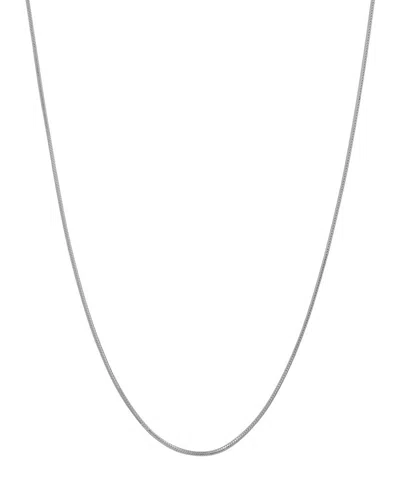 Steeltime Women's Sterling Silver Snake Chain Necklace