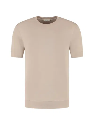 Stefan Brandt Crew-neck Short-sleeve T-shirt In Neutral