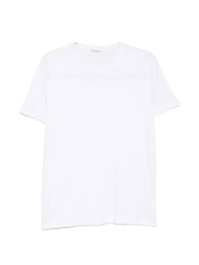 Stefan Brandt Crew-neck Short-sleeve T-shirt In White
