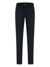 Stefan Brandt Drawstring Trousers In Blue