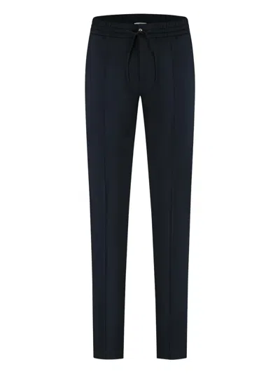 Stefan Brandt Drawstring Trousers In Blue