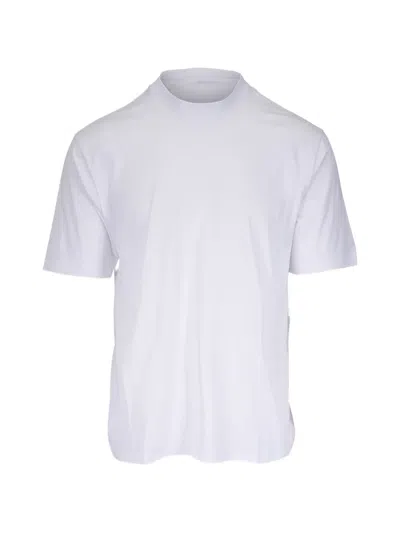 Stefan Brandt Enno 50 Basic Knit T-shirt In White