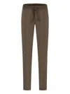 Stefan Brandt Jonas Drawstring Trousers In Brown