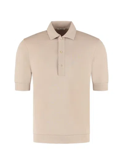 Stefan Brandt Lim 3b Fr 30 Short-sleeve Polo Shirt In Neutral