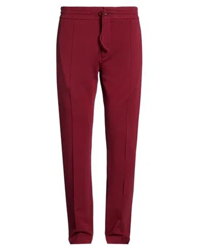 Stefan Brandt Man Pants Burgundy Size Xl Pima Cotton, Elastane In Red