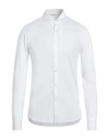 Stefan Brandt Man Shirt Off White Size L Pima Cotton