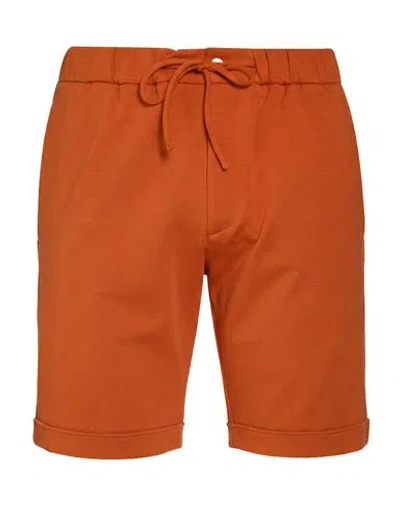 Stefan Brandt Man Shorts & Bermuda Shorts Tan Size M Cotton, Elastane In Brown