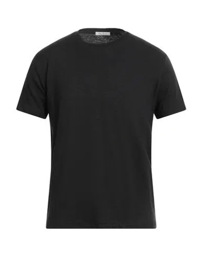 Stefan Brandt Man T-shirt Black Size Xxl Linen, Elastane