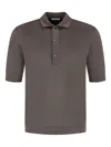 Stefan Brandt Pima Cotton Polo Shirt In Brown
