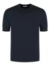 Stefan Brandt Short-sleeve Crew-neck T-shirt In Blue