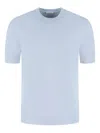 Stefan Brandt Short-sleeve Crew-neck T-shirt In Blue