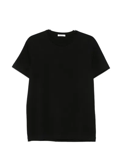 Stefan Brandt Short-sleeve Crew-neck T-shirt In Black
