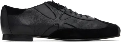 Stefan Cooke Black Slashed Hybrid Oxfords