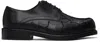 Stefan Cooke Black Star Square Toe Derbys In Black
