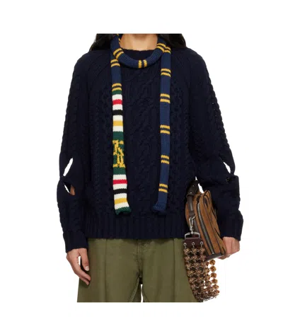 STEFAN COOKE CABLE KNIT SWEATER