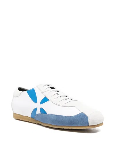 Stefan Cooke Flower-detail Sneakers In White