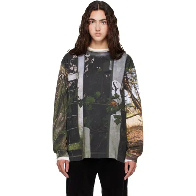 Stefan Cooke Khaki Country View T-shirt In Dawn