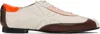 Stefan Cooke Off-white Slashed Hybrid Oxfords In White