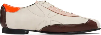 Stefan Cooke Off-white Slashed Hybrid Oxfords