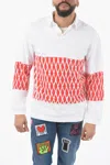 Stefan Cooke Quilted Cotton Polo Shirt In White