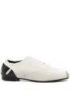 Stefan Cooke Slashed Dancer Derby Shoes In Neutrals