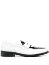 Stefan Cooke Slashed Boat Shoe In Black