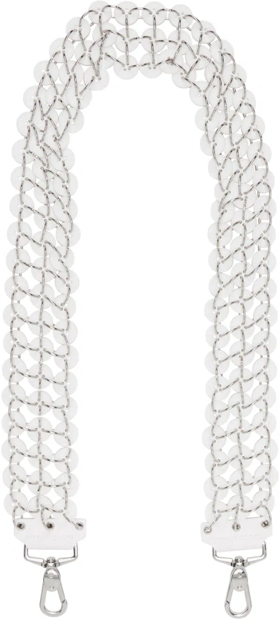 Stefan Cooke White Button Strap Keychain