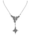 Stefan Hafner 18k 3.10 Ct. Tw. Diamond Necklace (authentic Pre-loved) In Silver
