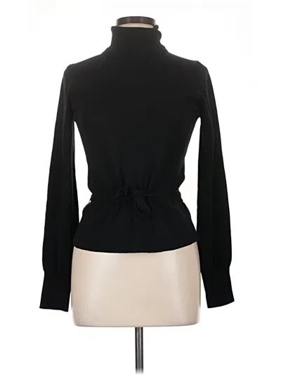Pre-owned Stefanel Long Sleeve Turtleneck In Black