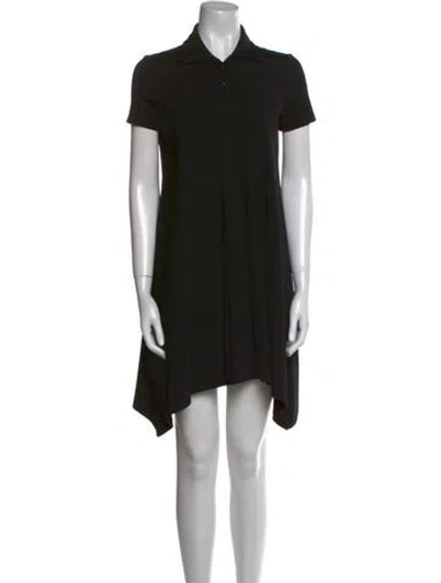 Pre-owned Stefanel Mini Dress In Black