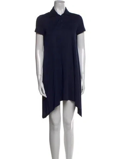 Pre-owned Stefanel Mini Dress In Blue