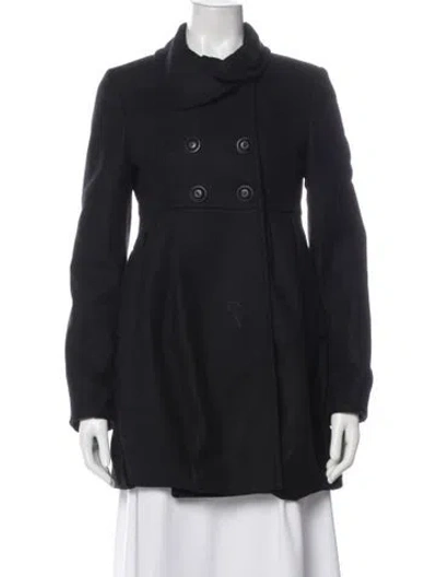 Pre-owned Stefanel Peacoat In Blue