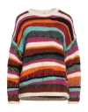 Stefanel Woman Sweater Brick Size Xs Acrylic, Wool, Alpaca Wool, Polyamide In Red