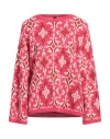 Stefanel Woman Sweater Fuchsia Size Xs Acrylic, Wool, Alpaca Wool In Pink