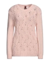 Stefanel Woman Sweater Light Pink Size S Merino Wool, Acrylic, Elastane In Pink